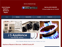 Tablet Screenshot of jsappliance.net